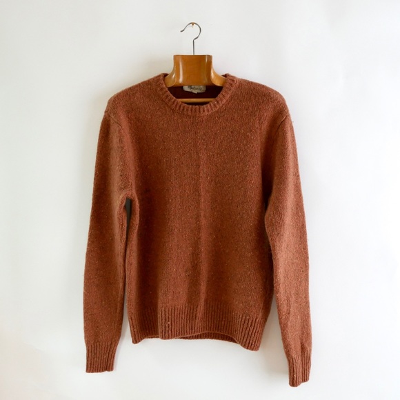 Madewell Other - Madewell // Mens crewneck pullover sweater wool blend rust brown medium